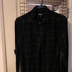 Express Large Flannel Shirt Men